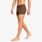 Men Brown Regular Fit Solid Trunks, Brown, small