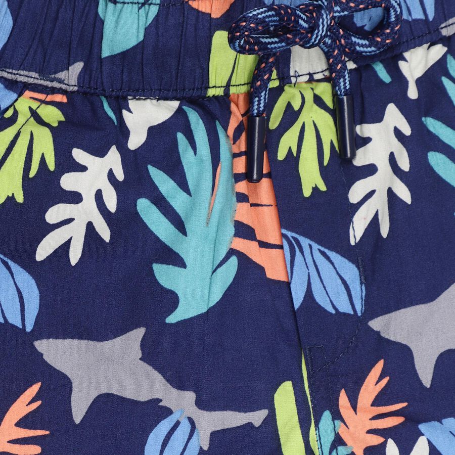 Boys' 100% Cotton Jamaican , मध्यम नीला, large image number null