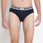 Men's 100% Cotton Briefs , Navy Blue, small