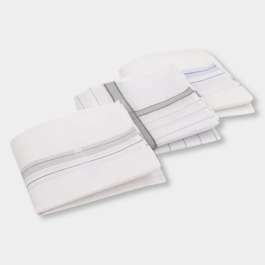 Men's Hanky, White, large image number null