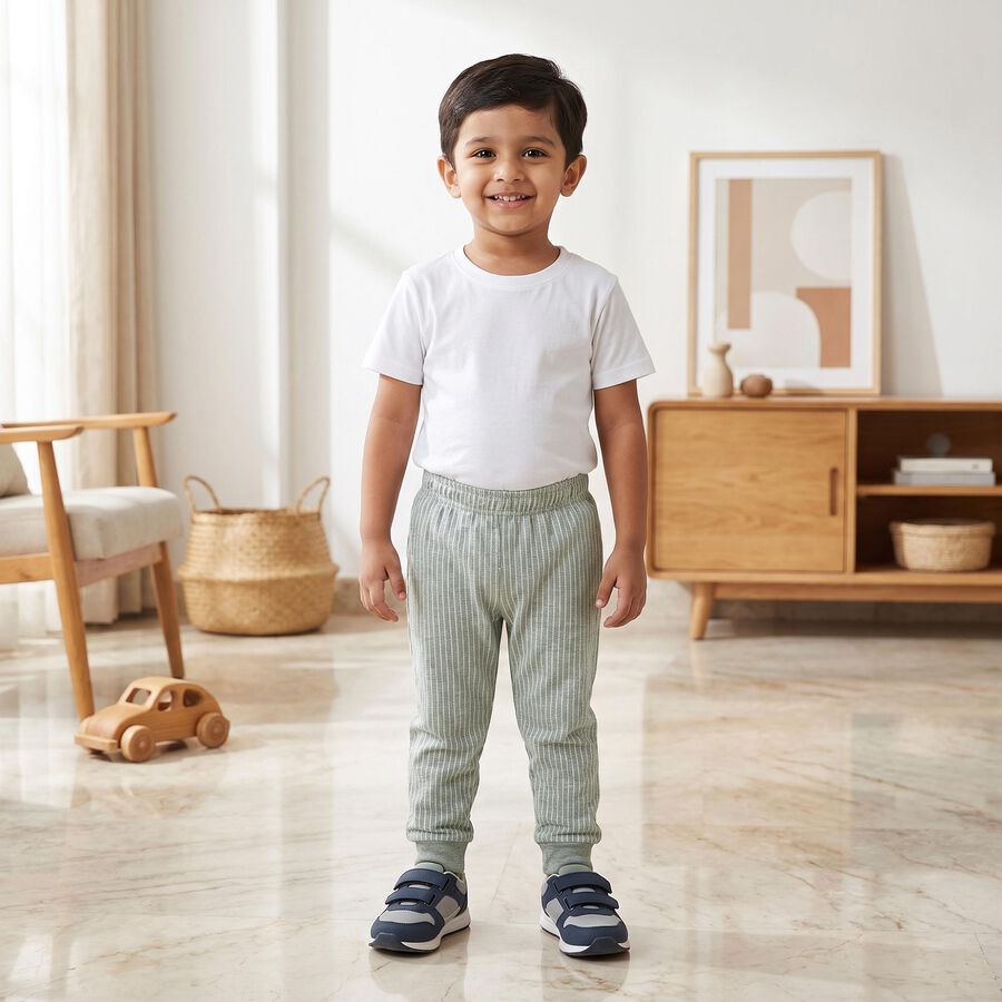 Boys Melange Mid Grey Long Johns Thermal, मिश्रित मध्यम ग्रे, large