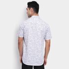 Men's 100% Cotton Casual Shirt, हल्का नीला, small