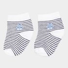 Infants Cotton Stripes Socks, White, small image number null