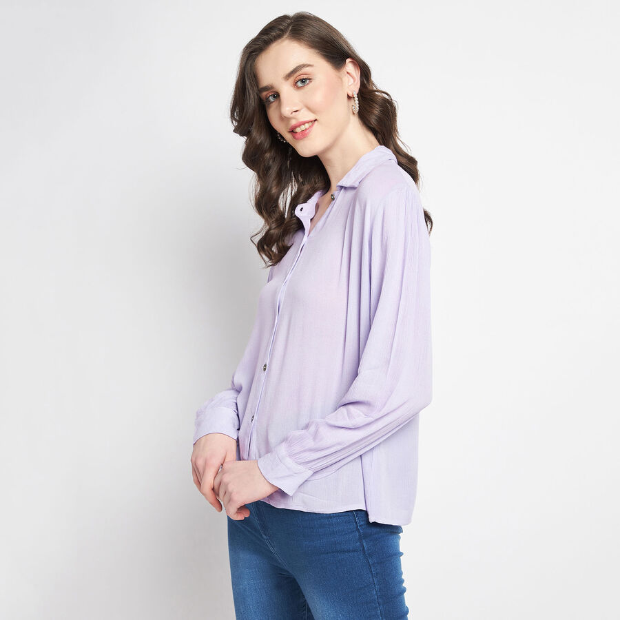 Solid Shirt, Lilac, large image number null