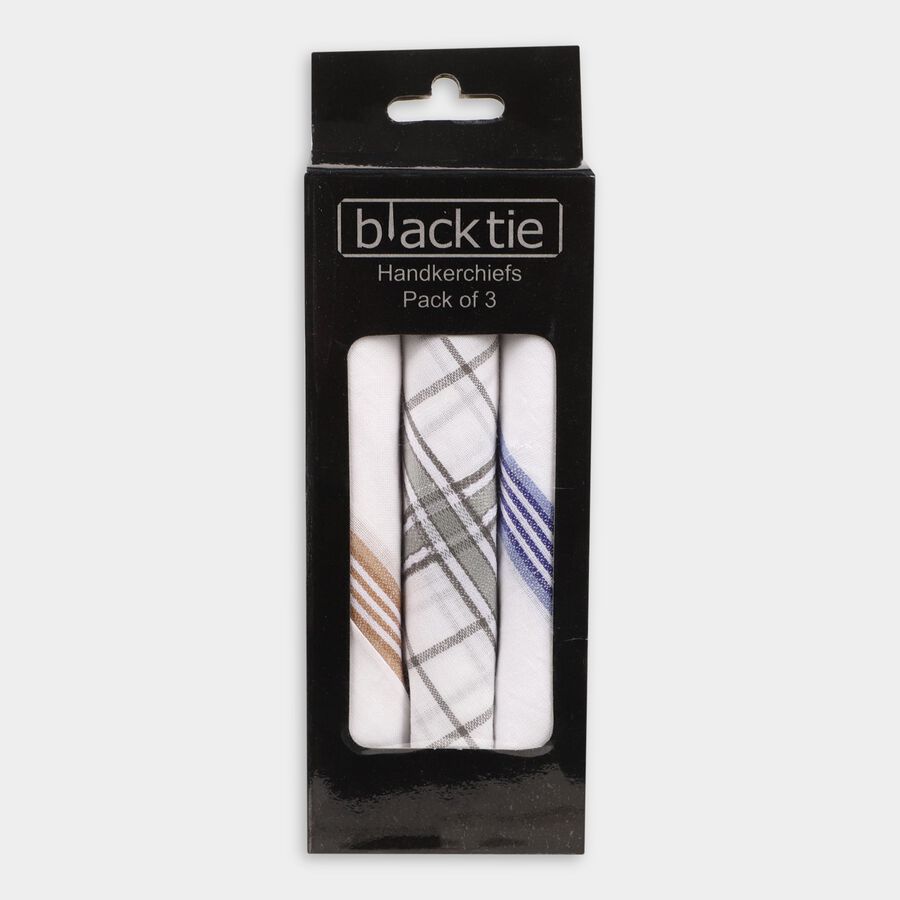 Men's Hanky, White, large