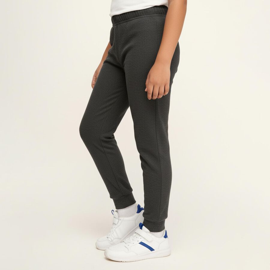 Boys Charcoal Grey Thermal Lower, चारकोल, large image number null