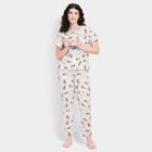Ladies' Night Suit , Light Grey, small image number null