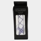 Men's Mid Blue Checked Pack of 3 Handkerchief, मध्यम नीला, small