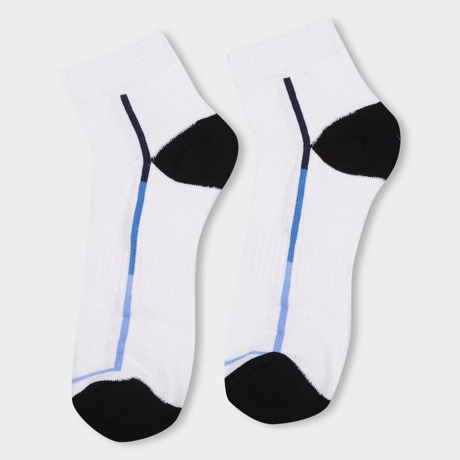 Men's Sports Socks, Black, large image number null