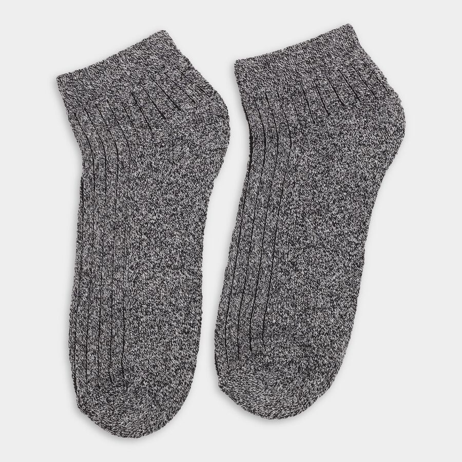 Men's Socks (Pack of 3), मिश्रित हल्का ग्रे, large
