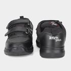 Boys' Black Velcro Sneakers Shoes, Black, small