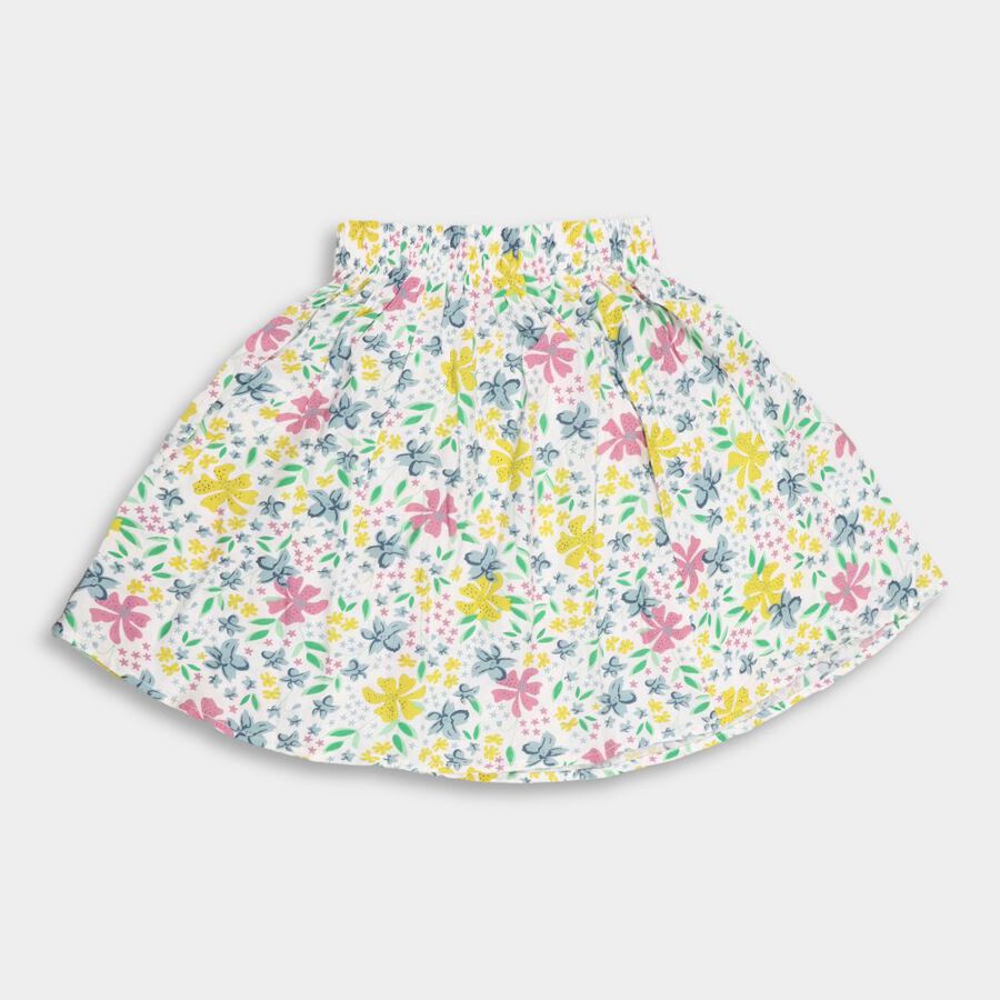 Girls' Skirt, ऑफ व्हाइट, large image number null