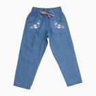 Girls' Jeans, मध्यम नीला, small image number null