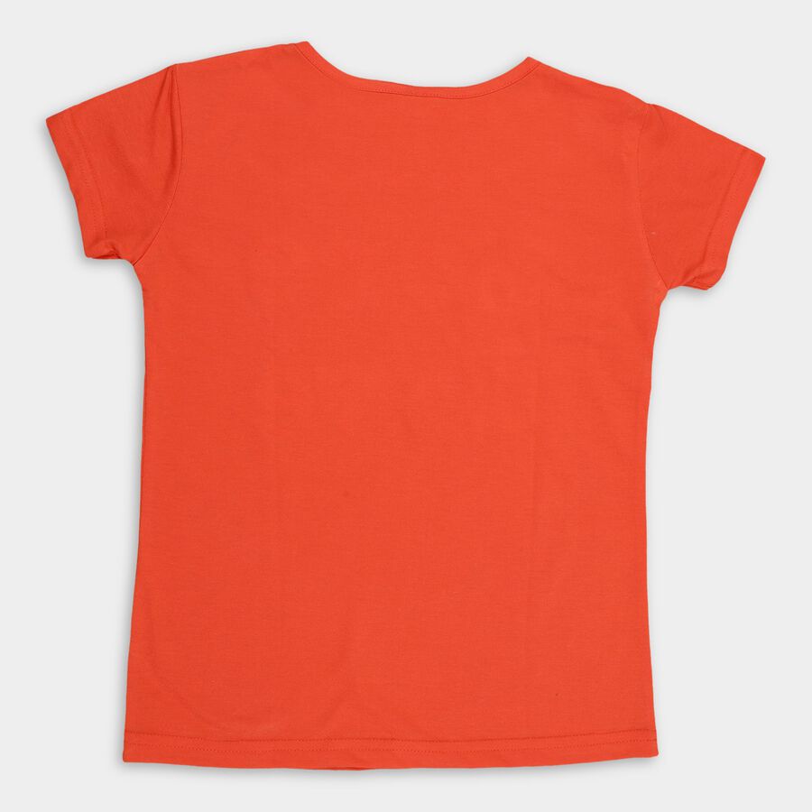 Girls' T-Shirt , Red, large image number null