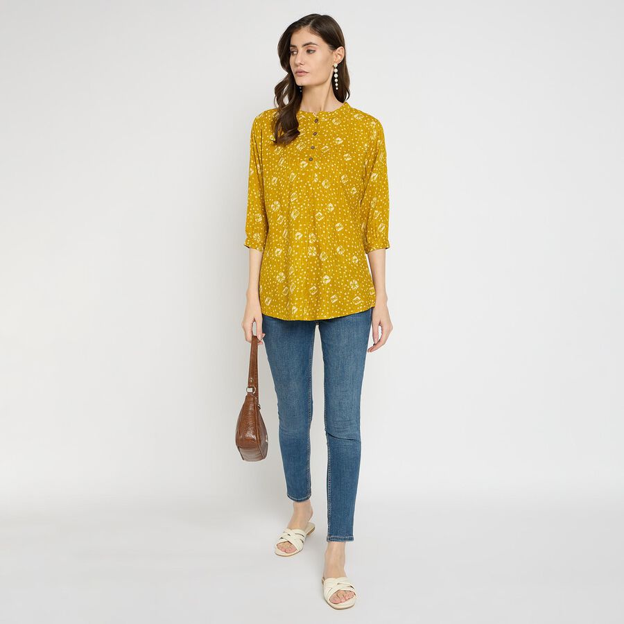 Ladies' Kurti , मस्टर्ड, large image number null