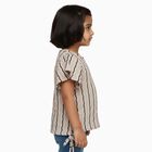 Girls' T-Shirt, Beige, small