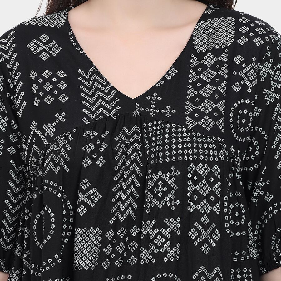 Ladies' Kurta , काला, large image number null