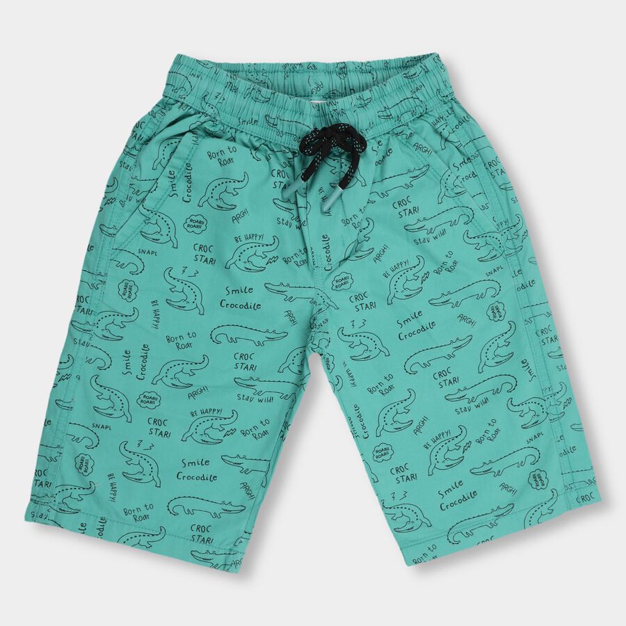 Boys' 100% Cotton Jamaicans , Dark Green, large image number null