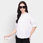 Ladies' Shirt, ऑफ व्हाइट, small