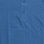 Boys Blue Cotton Polo Collar Preppy Half Sleeve T-Shirt, Light Blue, small