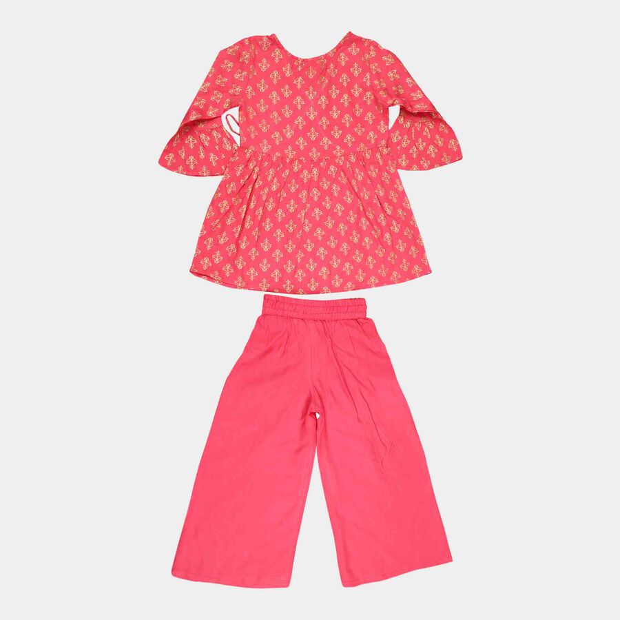 Printed Fusion Clothing Set, Pink, large image number null