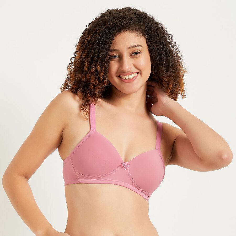 Ladies' Padded Bra, Lilac, large
