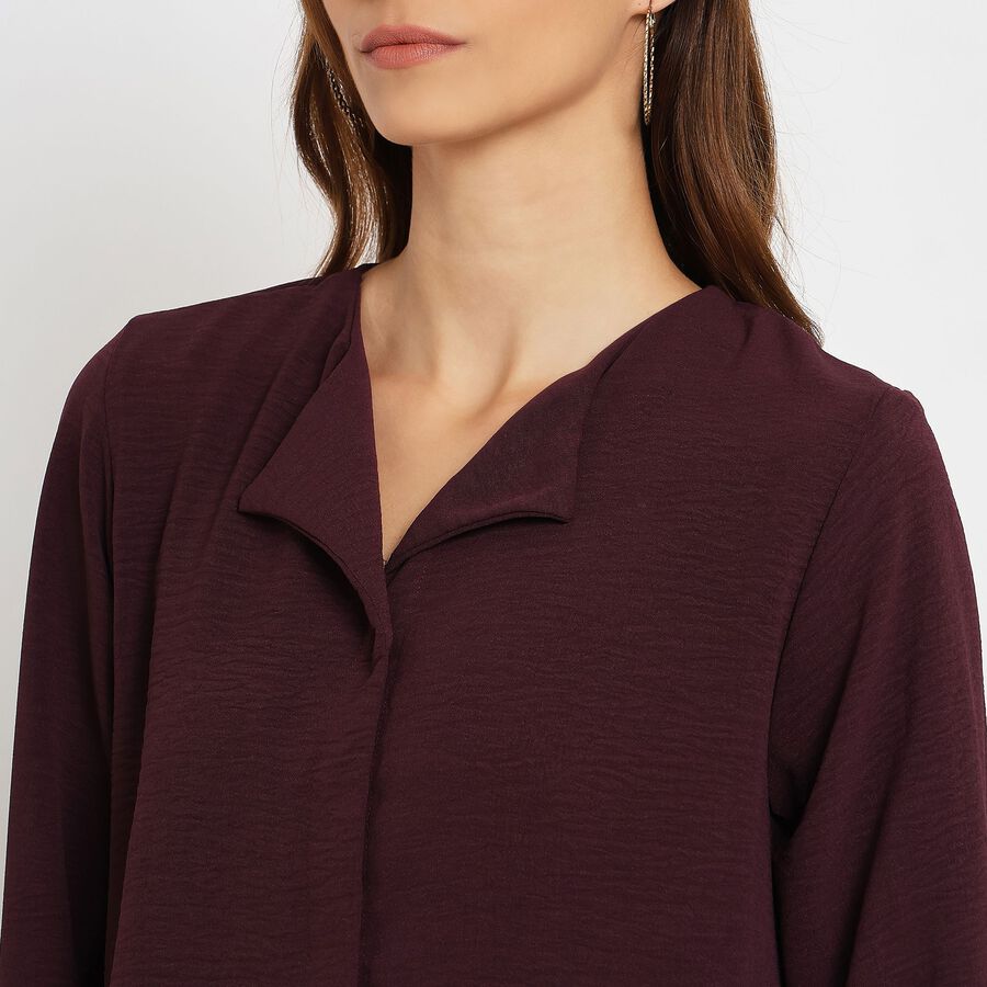 Ladies' Shirt , Wine, large image number null