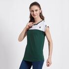 Cotton Round Neck T-Shirt, Dark Green, small image number null