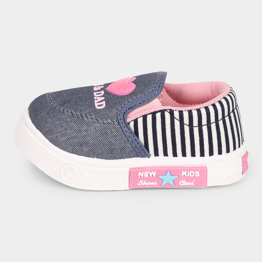 Girls' Shoes, Blue, large image number null
