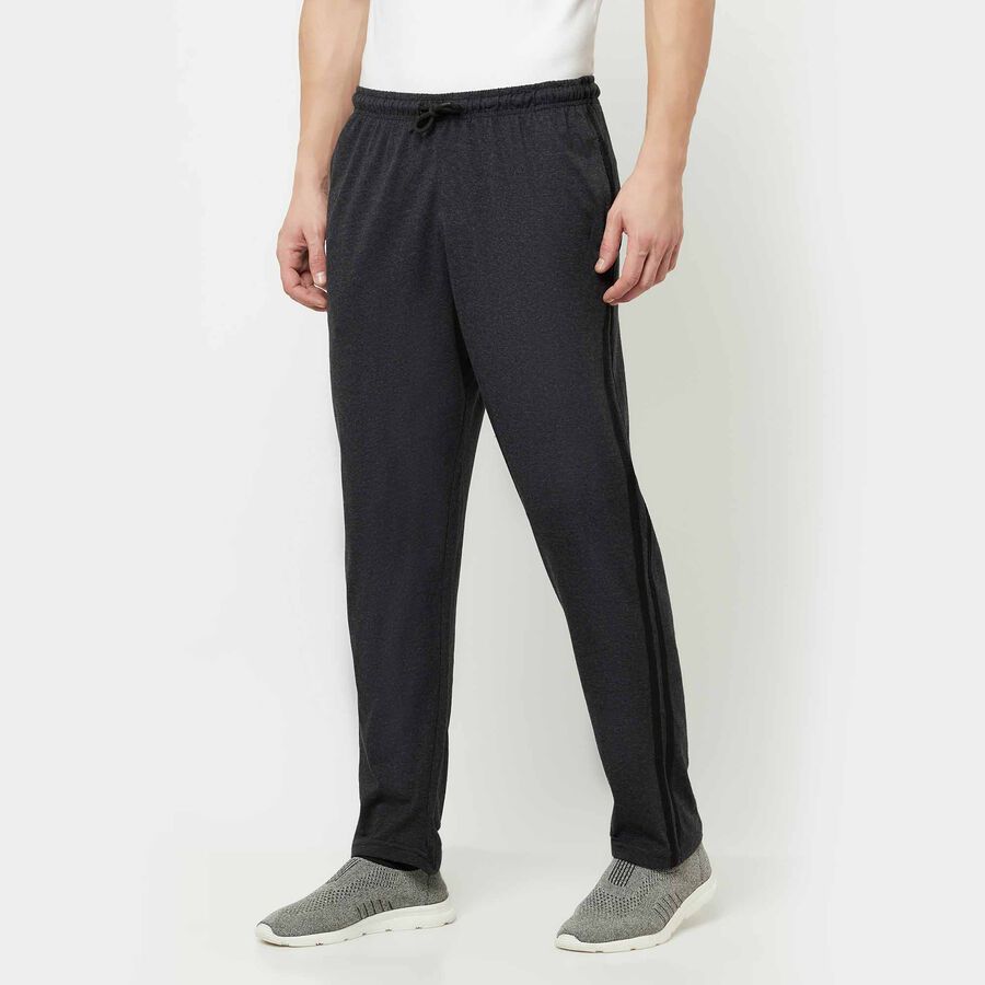 Solid Track Pants, Charcoal, large image number null