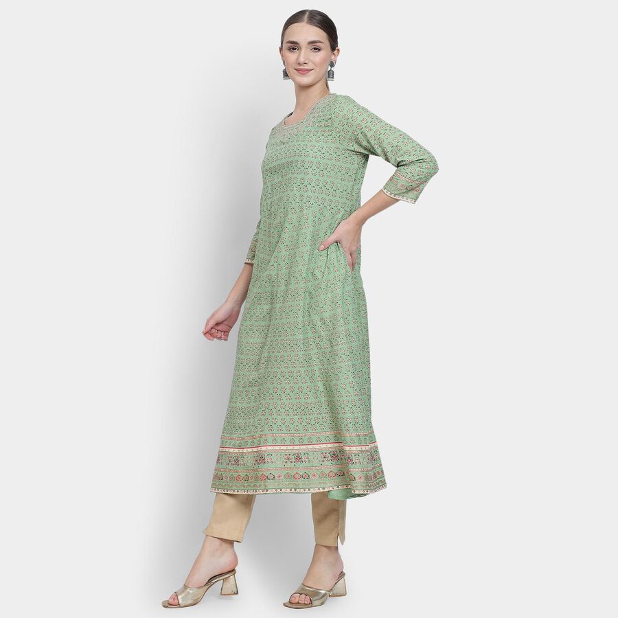 Ladies' Kurta , Olive, large image number null