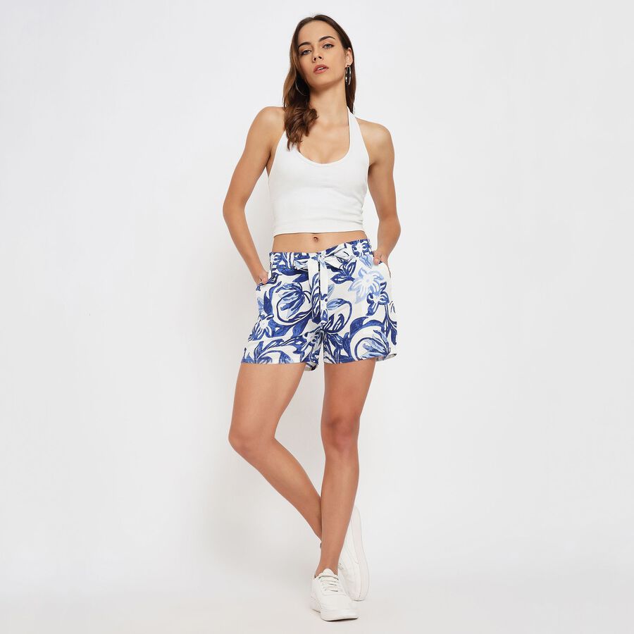 Ladies' Shorts , White, large image number null