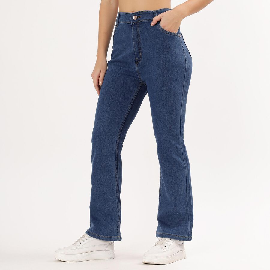 Ladies' Jeans, Mid Blue, large image number null