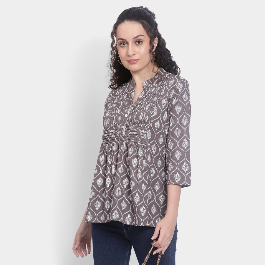 Ladies' Kurta , गहरा ग्रे, large image number null