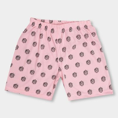Girls' Light Pink Pull Ups Shorts