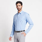 Printed Formal Shirt, Light Blue, small image number null