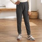 Girls' Charcoal Long Johns Thermal, चारकोल, small