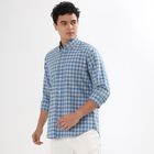 Men's 100% Cotton Casual Shirt , Light Blue, small image number null