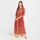 Printed Kurta, Rust, small image number null
