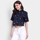 Ladies' Shirt, Navy Blue, small image number null