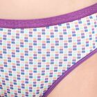 Printed Panty, Purple, small image number null