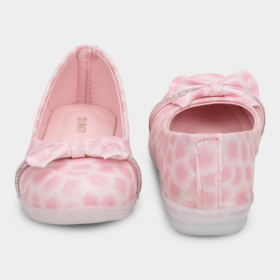 Girls' Sandal with Back Strap, Peach, large image number null