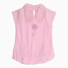 Girls' T-Shirt, हल्का गुलाबी, small