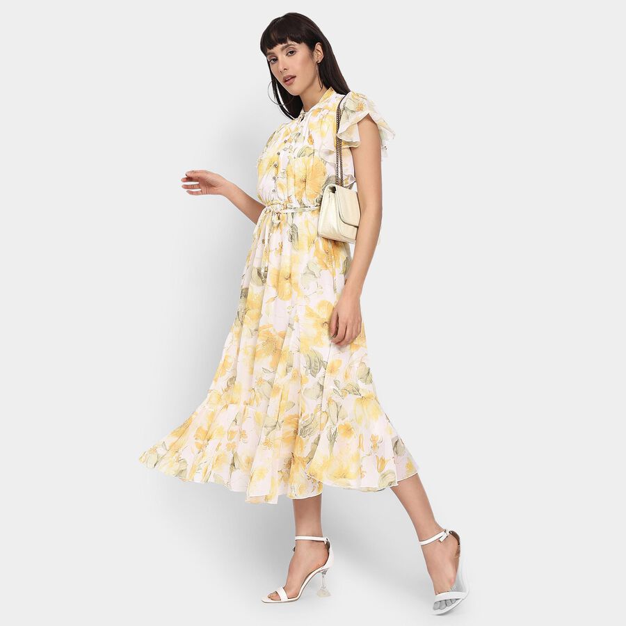 Ladies' Dress , Yellow, large image number null