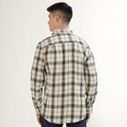 Men's Beige Cotton Spread Collar Casual Shirt, गहरा पीला, small image number null