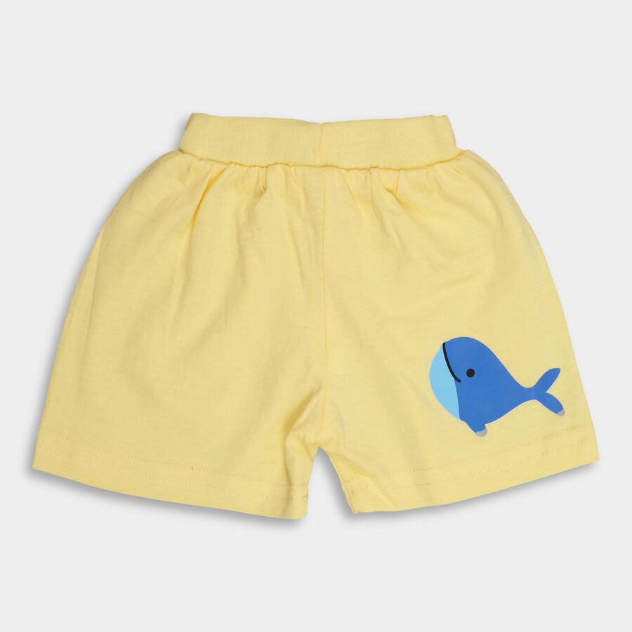 Infants' 100% Cotton Half Pant , Yellow, large image number null
