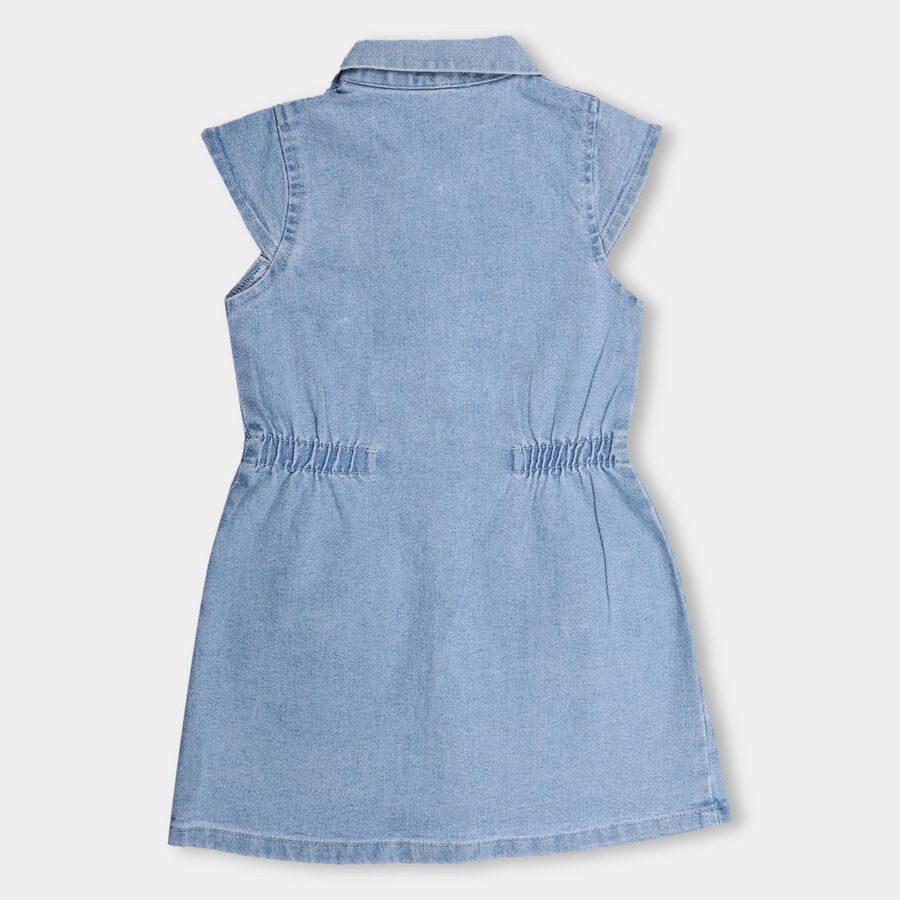 Girls' Frock , Light Blue, large image number null