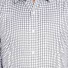 Checks Formal Shirt, Light Grey, small image number null