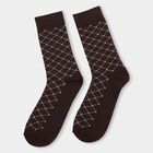 Men's Socks (Pack of 2), काला, small image number null