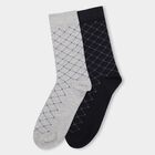 Men's Socks (Pack of 2), Navy Blue, small image number null